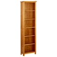 thumbnail image 1 of vidaXL 6-Tier Bookcase 52x22x180 cm Solid Oak Wood, 1 of 4