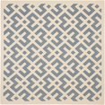 thumbnail image 1 of Safavieh Courtyard Collection Tapis Bleu Intérieur Extérieur, Carré, 5 Pieds3 Pieds, Fabriqué à la Machine, 1 Unité, 1 of 5
