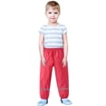 thumbnail image 4 of Durable Girls Rain Trousers Dungarees Outdoor Play Pants For Children Comfortable All Weather, 4 of 5
