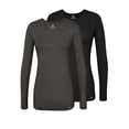 thumbnail image 1 of Adar Underscrubs for Women Multi Color 2 Pack - Long Sleeve Underscrub Comfort Tee, 1 of 7