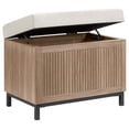 thumbnail image 2 of Bouclair Upholstered Storage Ottoman Bench, 2 of 7