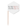 thumbnail image 1 of 6 heart spade  club pattern toothpick flags cupcake picks party celebration, 1 of 3