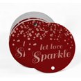 thumbnail image 2 of Inkdotpot Rose Gold Foil Paper Hang Tags Let Love Sparkle Wedding Favor Tags 50 Pieces, 2 of 6