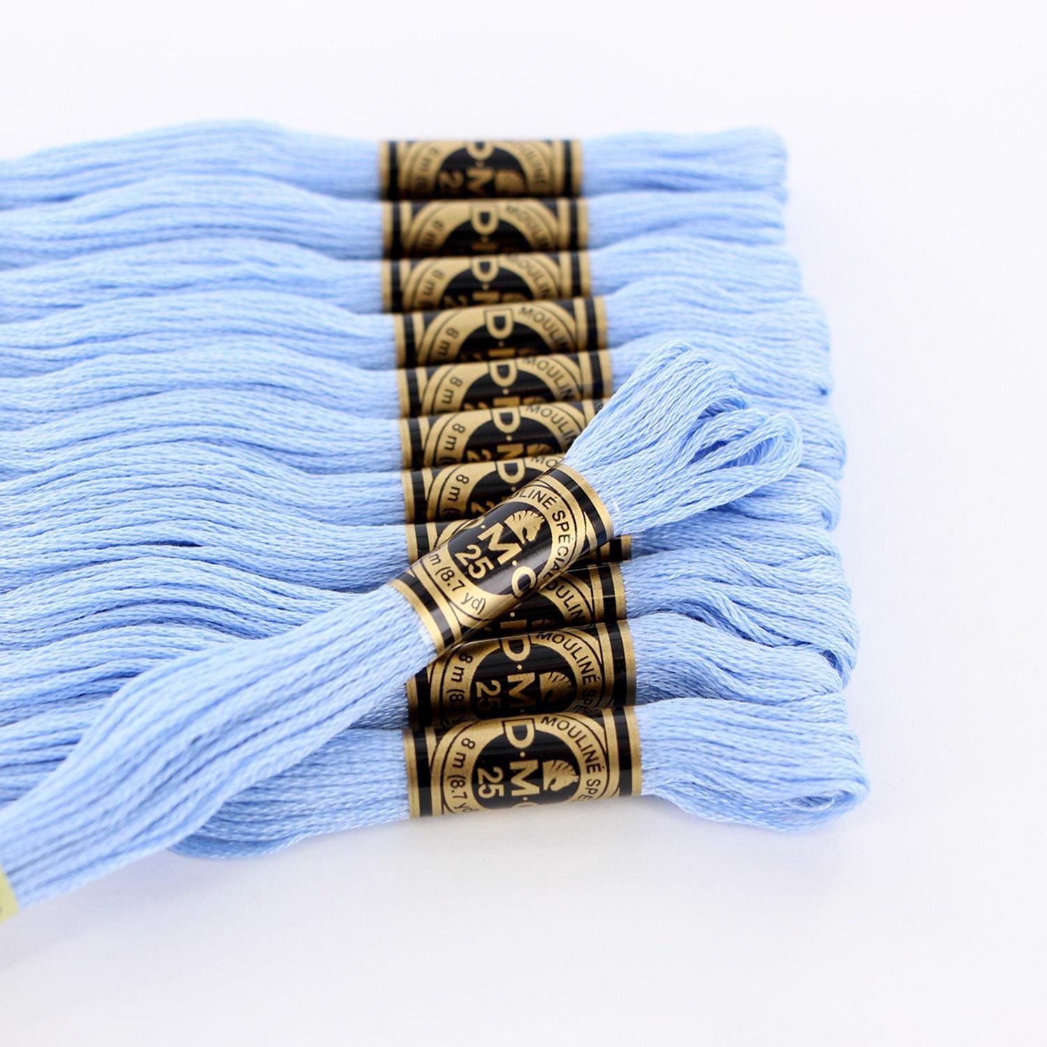 DMC bleu coton 6 Strand Floss 8 m (8.75 yd)