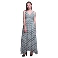 thumbnail image 1 of Bimba Robe de Plage Bohème Sans Manches Longue Maxi à Bretelles Imprimée pour Femmes Shibori - Moyen, 1 of 6