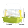 thumbnail image 3 of Hearth & Gear Bird And Small Animal Transport Boxes Bird Cage Bird Cage Bird Cage Bird Transport Accessories With Handle Design For Lovebirds Parrot Play Stand for Large Birds Birds Cage Feeders for, 3 of 7