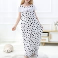 thumbnail image 1 of Vêtements de Nuit & Robes pour Filles Petites & Grandes Filles Robe de Pyjama Longue à Épaules et Col Rond en Dentelle pour un Confort Nocturne Confortable, 1 of 5