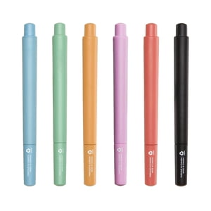 Ensemble de 6 stylos - Fabriqué au Canada