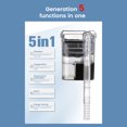 thumbnail image 4 of Aquarium Filter, Mini Quiet Waterfall Fish Tank Filter, Adjustable Water Flow Oxygen Increasing Wall Mounted USB Filting Equipment For Aquariums Fish Tank, 4 of 9