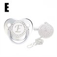 thumbnail image 2 of XZNGL Baby Pacifier 26 Letter Name Initial Clip Silicone Infant Nipple Bling Newborn Pacifier, 2 of 9