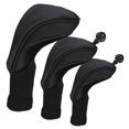 thumbnail image 3 of Lot de 3 Pcs Club Hybride de Golf à Long Cou avec Étiquette No Interchangeable Noir, 3 of 8