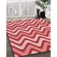 thumbnail image 3 of Ahgly Tapis Rectangulaire Lavable en Machine Intérieur Transitionnel Rose Pastel, 2 Pieds x 3 Pieds, 3 of 7