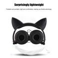 thumbnail image 4 of Cat Ear Headset, Foldable Cat Ear Headphone, Earphone Girls For PC Black And Red, 4 of 8