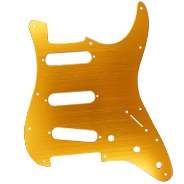 Lefu 11 Hole SSS Metal Guitar Pickguard Scratch Plate For Strat Electric Guitars