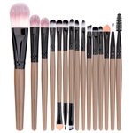 mtvxesu Makeup Brushes, 15 PCS Makeup Brush Set Tools Make-Up Toiletry Kit Wool Make up Brush Set Travel Makeup Brush Makeup Brushed Summer Savings Clearance Makeup Brushes!
