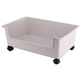 thumbnail image 4 of GROWTH TANK Clothes Storage Organizer, Large Toy Storage Bin, With Moving Wheels, Detachable S White, 4 of 9