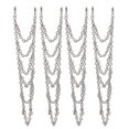 thumbnail image 3 of Filfeel 4Pcs RC Wheel Tires Metal Snow Chain Tire Anti‑Slip For MN86 1/12 RC Crawlers, 3 of 8