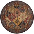 thumbnail image 2 of Safavieh Heritage Tapis Traditionnel Rouge - Rond 6 Pieds, 2 of 5