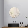 thumbnail image 3 of 2 Pcs Miroir Mural Rond, Miroir Rond en Acrylique Autocollant Grand Miroir Rond Miroir Adhésif Miroir Décoratif de Salle de Bain 30 cm pour Décoration de la Maison Lumen, 3 of 5