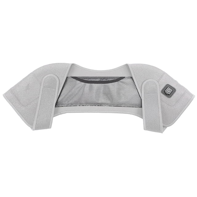 Hearth & Gear Heat Generating Shoulder Pad Wrap Brace Technology 3 Heating Settings Battery Operated Portable Pad Heat Cold Freezing Relaxing Muscle Man Woman Mini Bike Pedal Weight Bands for Exercise