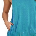 thumbnail image 3 of Women‘s Plus Size Sleeveless Swing Mini Dresses Summer Beach A Line Sundress, 3 of 3