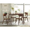 thumbnail image 3 of Coaster Kersey Wood Dining Table with Angled Leg in Chestnut, 3 of 3