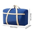 thumbnail image 3 of Large Capacity Travel Bag Waterproof Storage Bag with Reinforced Handles Non-Woven Fabric Foldable Reusable for Travel Moving Home Organization 1-Pack, 3 of 6