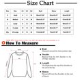 thumbnail image 3 of CEHVOM Chemises pour Femmes Col Rond Imprimé Manches Longues Hauts Imprimés Blouse Régulière Liquidation, 3 of 5