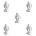 thumbnail image 1 of Maytalsory Resin White Angel Statue Elegant Desktop Decor Collection Window Props for Christmas holding face 5Set, 1 of 6