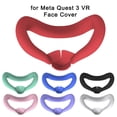 thumbnail image 2 of Pour Meta 3 Casque VR Masque pour les Yeux Couvre-Masque en Silicone Couvre-Visage Coussinets de Nez UK F7N0, 2 of 3