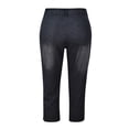 thumbnail image 4 of EQWLJWE Capris en Denim Extensible Ajusté Taille Haute pour Femmes, Denim Bleu, Tailles TP-TTTG, 4 of 6