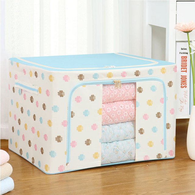 Oversize Storage Box Toys Clothing Storage Box Oxford Cloth Finishing Box Closet Folding Clothes Household Room Essentials