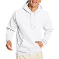 thumbnail image 2 of Hanes P360 Jeunesse Comfortblend Ecosmart Chandail Molletonné à Col Rond, Blanc, Moyen, 2 of 2