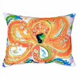 thumbnail image 2 of Betsy Drake NC083 Coussin Pieuvre Orange Sans Cordon 16 x 20 Po, 2 of 4