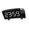 thumbnail image 1 of mmirethe Alarm Clock Radio Projection Dual Alarm LED Desktop FM Radio White Light, 1 of 9