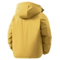 thumbnail image 4 of Manteaux pour Hommes Unis Épais à Capuche Imperméables à Manches Longues, 4 of 4