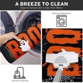 thumbnail image 4 of Cool Ghost Retro Kitchen Rugs and Mats Non Skid Washable Set of 2, Funny Halloween Spider Web Kitchen Floor Mats, Spooky Boo Orange Kitchen Runner Rug, Black Horror Kitchen Decor, 4 of 6