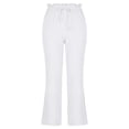 thumbnail image 3 of Birdeem Mode Femmes Été Décontracté Ample Coton et Lin Poche Pantalon Uni, 3 of 8