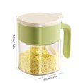thumbnail image 3 of Dvkptbk 360ml Glass Spice Jars Kitchen Organizer Spice Jars Spice Bottle Spice Jars Compact Size Easy to Use Keep Food Dry Suitable for Kitchen Dining Room Glass Spice Jar, 3 of 6