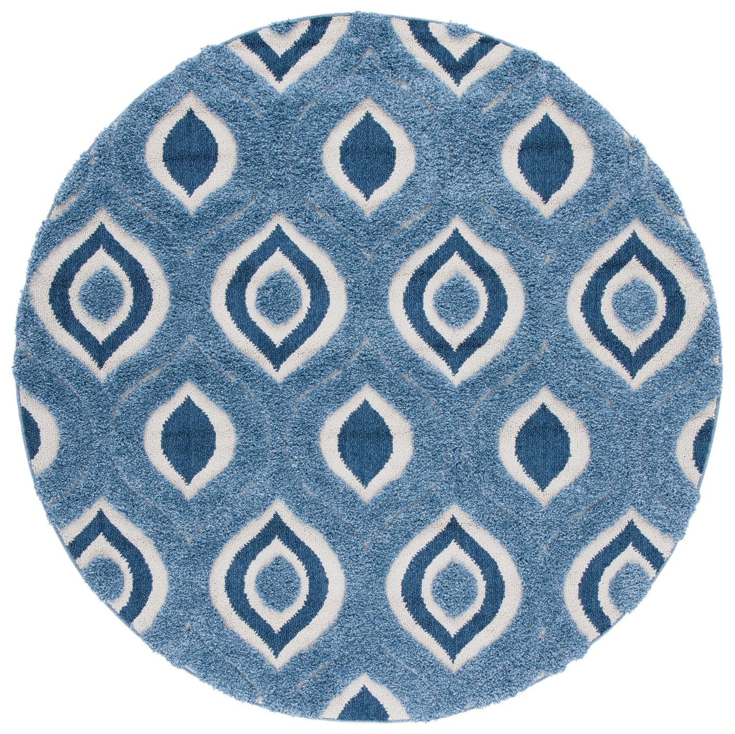 Safavieh Florida Declan Tapis Géométrique Shag