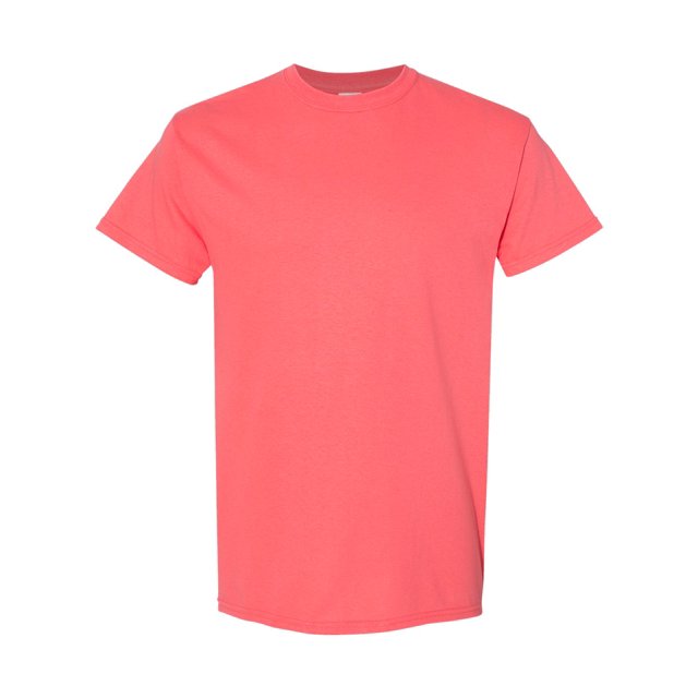 T-Shirt en Coton Épais, 3TG, Soie Corail