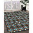 thumbnail image 3 of Ahgly Company Tapis d'Intérieur Lavables en Machine, Carrés Transitionnels, 8' Carrés, 3 of 7