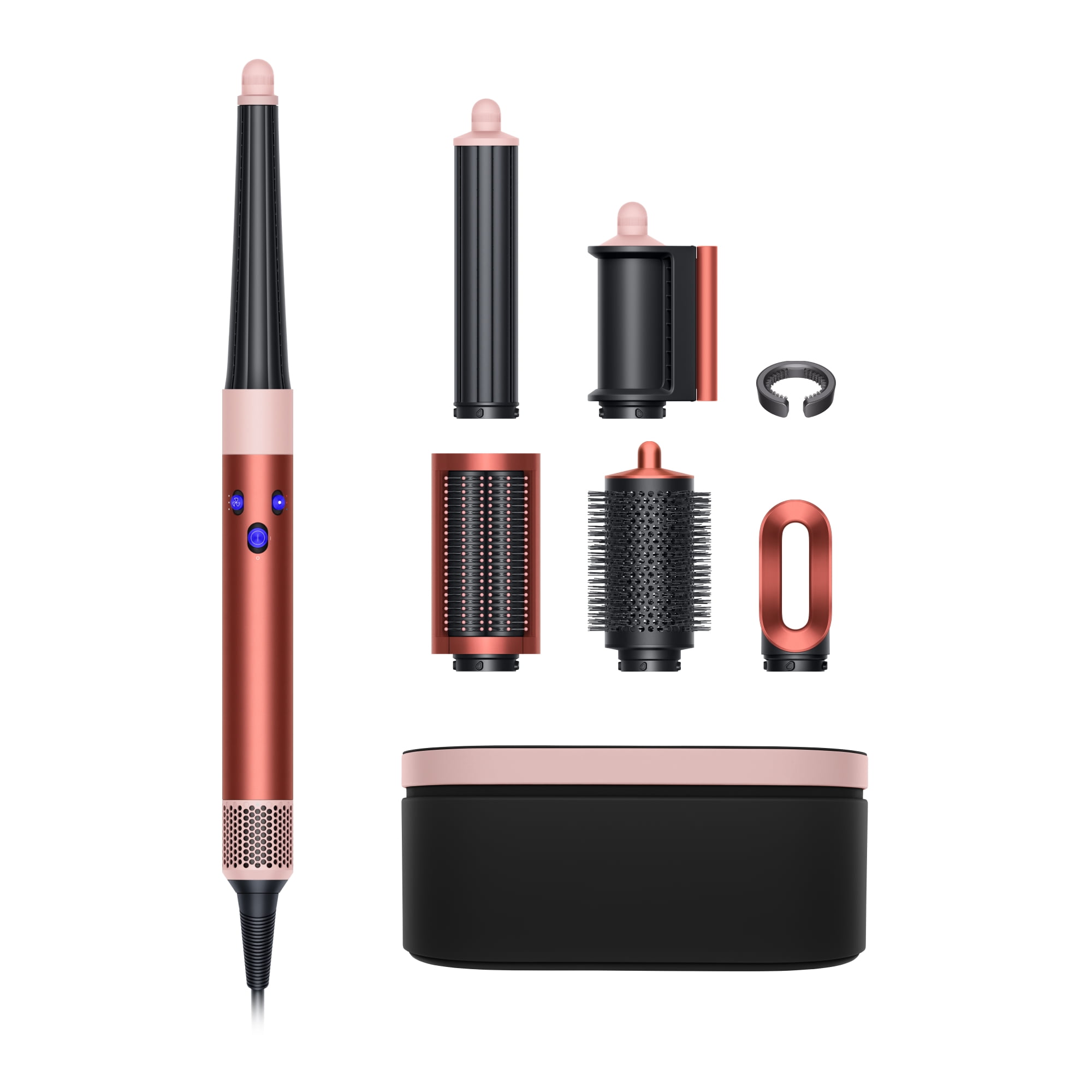 Dyson Official Outlet- Airwrap i.d.™ Multi-styler and Dryer Straight+Wavy-Strawberry Bronze/Blush Pink-Refurbished