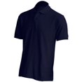 thumbnail image 2 of Basico Polos à Col (Marine) pour Femmes 100 % Coton à Manches Courtes Polos de Golf pour Hommes, 2 of 3