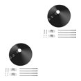 thumbnail image 3 of bedienty Mangeoire pour Animaux en Plastique, Protection Extérieure Réutilisable pour l'Alimentation des Grains 12 Pouces 2Ensemble, 3 of 6