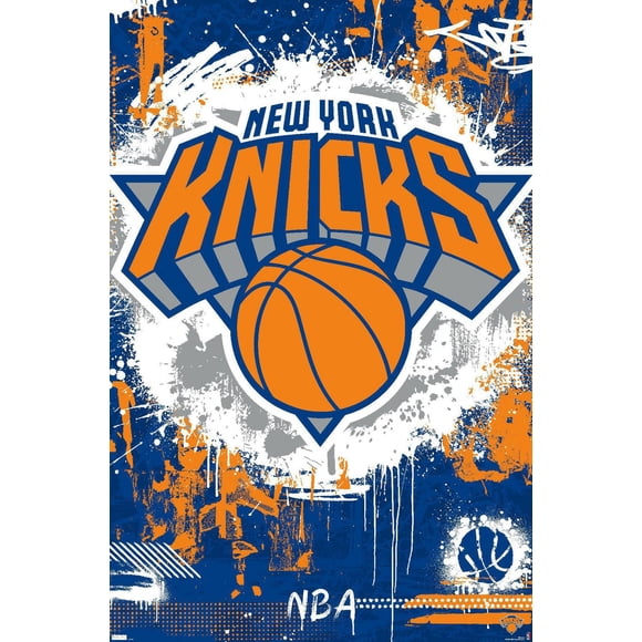 NBA New York Knicks - Maximalist Logo 23 Wall Poster, 22.375" x 34"