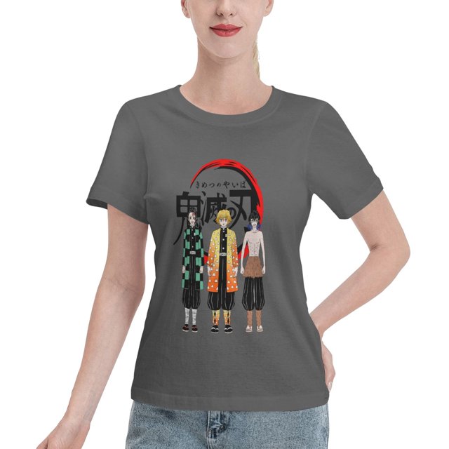 Women's Basic Short Sleeve T-Shirt Demon Slayer