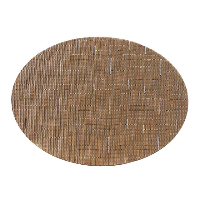 tredstone Oval PVC Placemat Non-Slip Plastic Table Mat Water-proof Plate Dish Pads Coaster Kitchen Bar Accessories