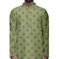 thumbnail image 4 of Atasi Kurta Pyjama de Fête pour Hommes, Col Mandarin, Ensemble Ethnique Imprimé Kurta, 4 of 5