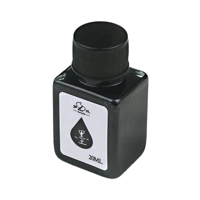 SharkTRUE Fountain Pen Ink 20ml Plastic Bottled Non-carbon Pocket Ink For Pen Brushes Smooth Writing O9J7